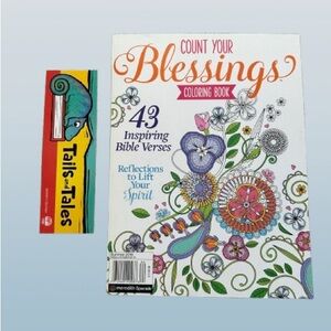 New Count Your Blessings Bible Verse Coloring Book with 43 Inspiring Verses